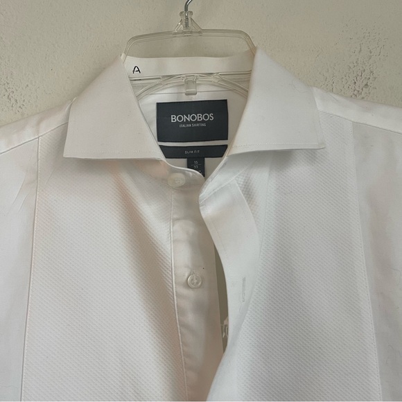 Bonobos Tuxedo Button Down Long Sleeve Slim Fit Shirt - Picture 5 of 7